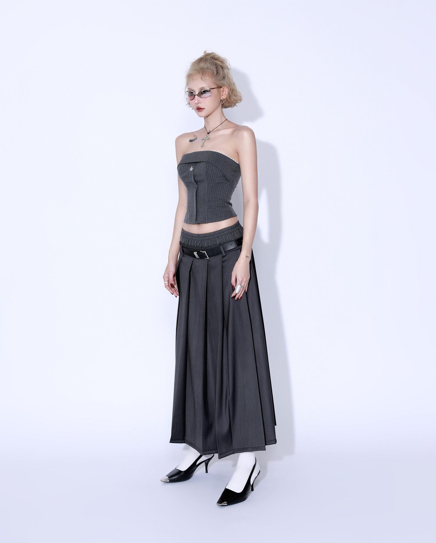 Corset With Lace Line
